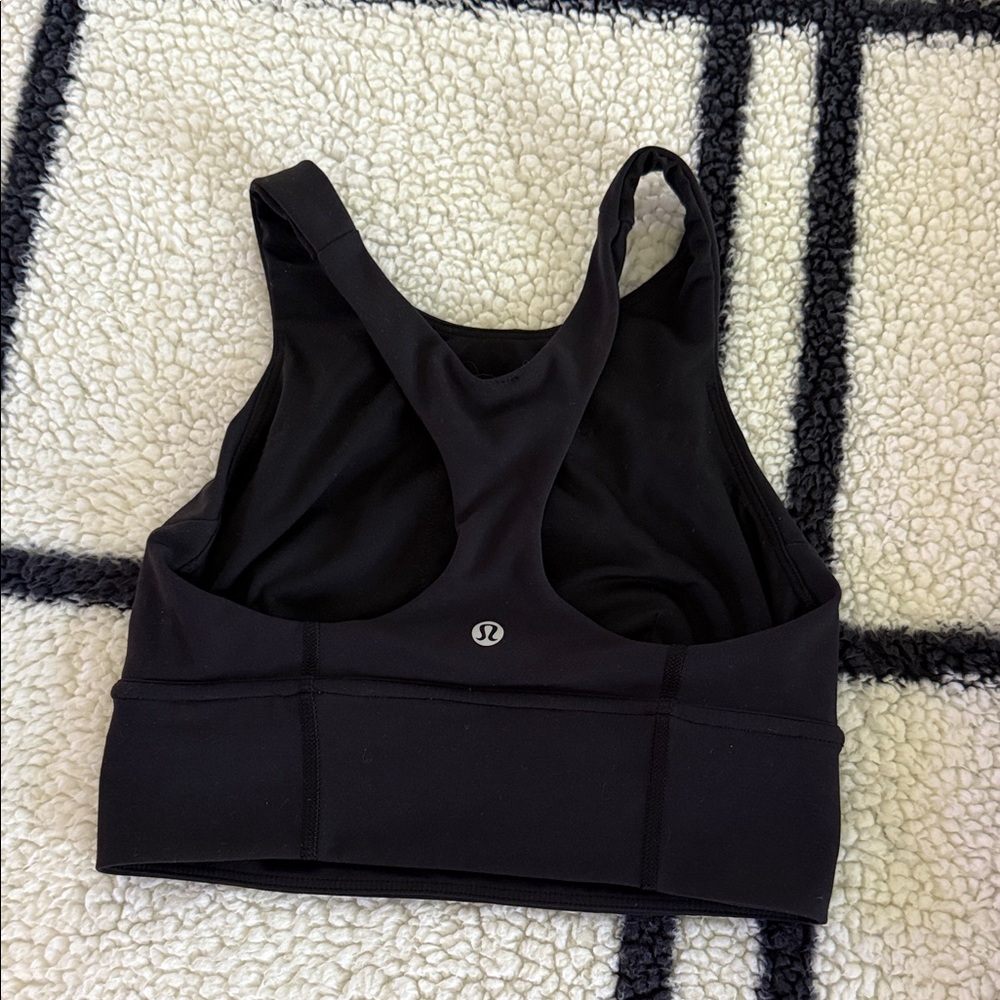 lululemon athletica Black Racerback Sports Bra Tank